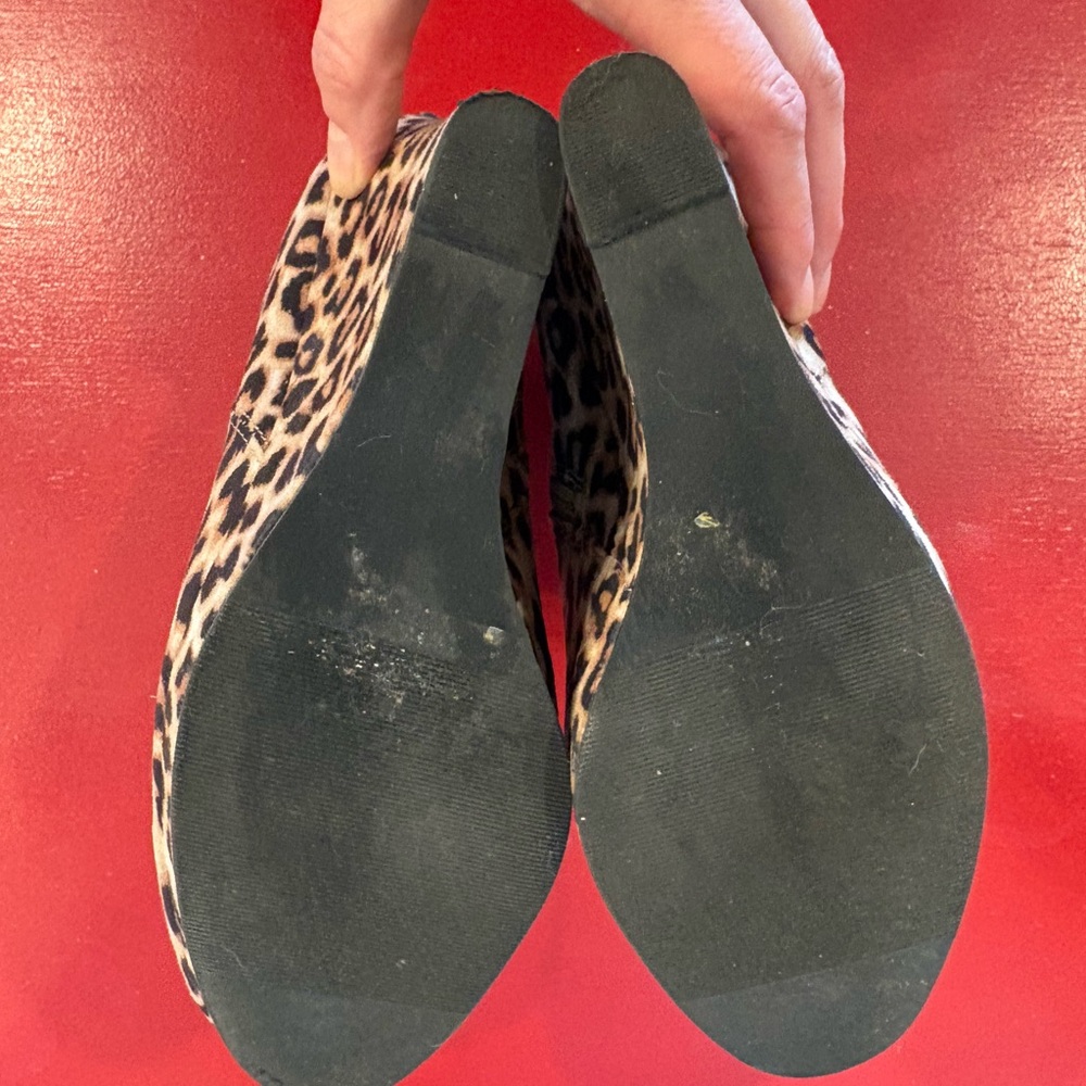 Qupid Leopard Print Ankle Booties in Brown and Black - Picture 7 of 7